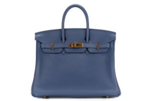 Hermès Birkin 25 Bleu Brighton Swift Gold Hardware