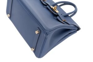 Hermès Birkin 25 Bleu Brighton Swift Gold Hardware - Image 11