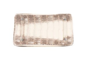 Hermès Birkin 25 Himalaya Blanc Matte Crocodile Palladium Hardware - Image 6