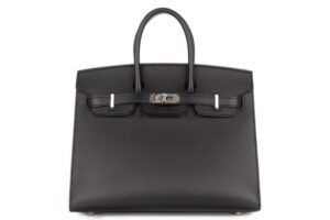 Hermès Birkin 25 Noir – Black Madame Palladium Hardware