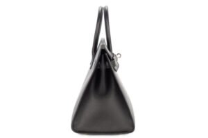 Hermès Birkin 25 Noir – Black Madame Palladium Hardware - Image 5