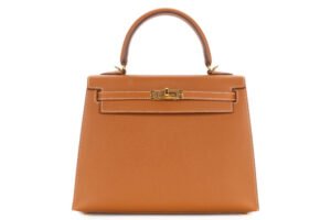 Hermès Kelly 25 Gold Epsom Sellier Gold Hardware
