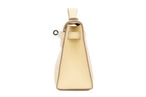 Hermès Kelly Pochette Jaune Milton Swift Palladium Hardware - Image 4