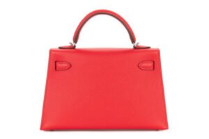 Hermès Mini Kelly Rouge Radieux Epsom Palladium Hardware - Image 3