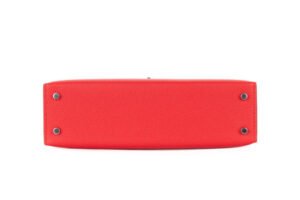 Hermès Mini Kelly Rouge Radieux Epsom Palladium Hardware - Image 6