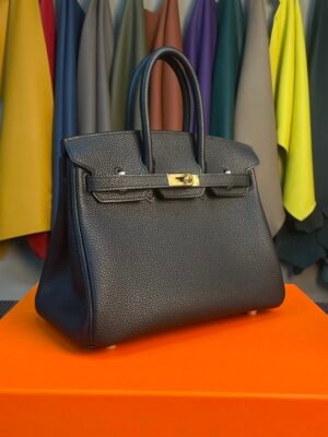 Hermès Birkin 25 in Black Togo Leather with Gold Hardware - Image 4
