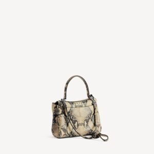 Balenciaga Rodeo Handbag Mini in natural python embossed calfskin, aged-silver hardware - Image 3