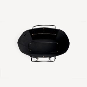 Balenciaga Bel Air Tote Bag Large in black smooth calfskin, aged-gold hardware - Image 6