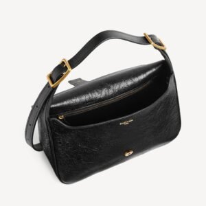 Balenciaga WOMEN'S CLICCA SHOULDER BAG MEDIUM IN BLACK - Image 4