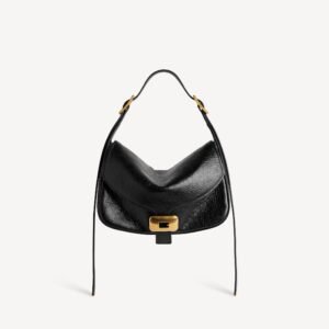 Balenciaga WOMEN'S CLICCA SHOULDER BAG MEDIUM IN BLACK
