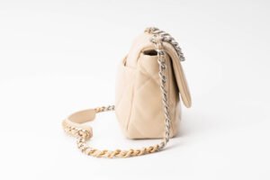 Chanel19 Medium Beige Calf Skin Mixed hardware - Image 5