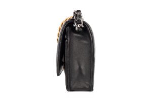 Chanel 19 Wallet On Chain Black Lambskin Mixed Hardware - Image 5
