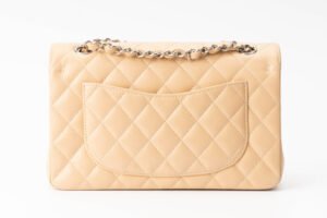 Chanel Small Classic Flap Beige Caviar - Image 4
