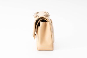 Chanel Small Classic Flap Beige Caviar - Image 5