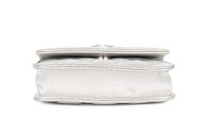 Chanel Chain Belt Bag Crystal Quilted Star Mini Metallic Lambskin Silver Hardware - Image 7