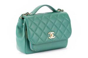 Chanel Business Affinity Small Caviar Green - Image 3
