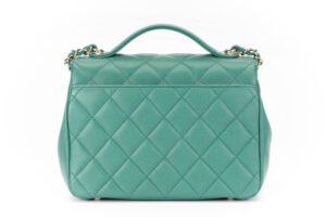 Chanel Business Affinity Small Caviar Green - Image 4