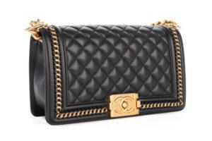 Chanel Le Boy Medium Black Caviar Gold Hardware - Image 3
