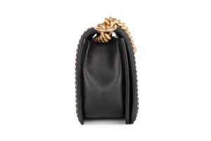 Chanel Le Boy Medium Black Caviar Gold Hardware - Image 6