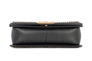 Chanel Le Boy Medium Black Caviar Gold Hardware - Image 7
