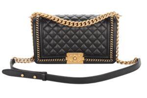 Chanel Le Boy Medium Black Caviar Gold Hardware - Image 8