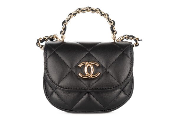 Chanel-Micro-Top-Handle-CC-Pearl-Black-Lambskin-Gold-Hardware-1