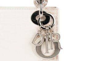 Dior Mini Lady Dior Himalaya Crocodile Niloticus Silver Crystal Hardware - Image 7