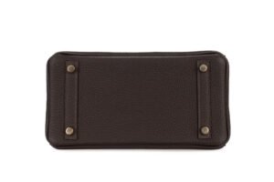 Hermès Birkin 25 Bai Brun Togo Gold Hardware - Image 7