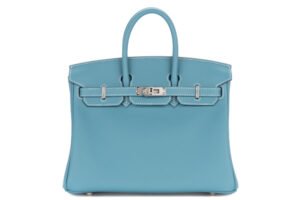 Hermès Birkin 25 Bleu Jean Swift Palladium Hardware