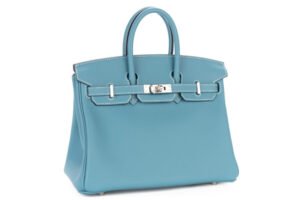 Hermès Birkin 25 Bleu Jean Swift Palladium Hardware - Image 3
