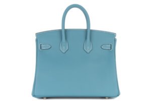 Hermès Birkin 25 Bleu Jean Swift Palladium Hardware - Image 4