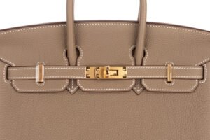Hermès Birkin 25 Etoupe Togo Gold Hardware - Image 8
