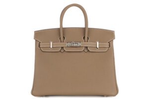Hermès Birkin 25 Etoupe Togo Palladium Hardware