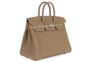 Hermès Birkin 25 Etoupe Togo Palladium Hardware - Image 3