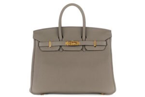 Hermès Birkin 25 Gris Meyer Togo Gold Hardware