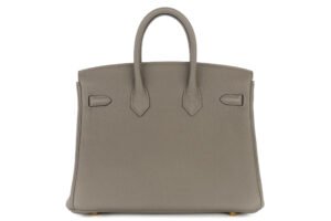 Hermès Birkin 25 Gris Meyer Togo Gold Hardware - Image 4