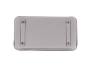 Hermès Birkin 25 Gris Pantin Togo Palladium Hardware - Image 8