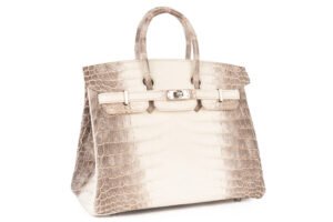 Hermès Birkin 25 Himalaya Blanc Matte Crocodile Palladium Hardware - Image 3