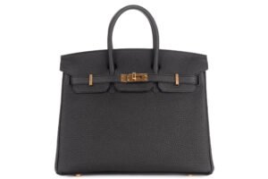 Hermès Birkin 25 Noir – Black Togo Gold Hardware