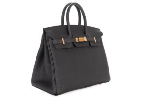 Hermès Birkin 25 Noir – Black Togo Gold Hardware - Image 3