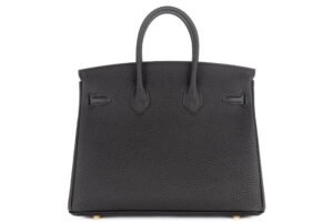 Hermès Birkin 25 Noir – Black Togo Gold Hardware - Image 4