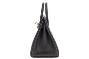 Hermès Birkin 25 Noir – Black Togo Gold Hardware - Image 5