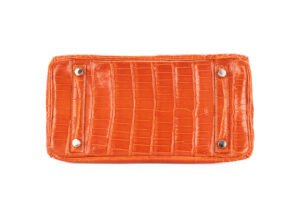 Hermès Birkin 25 Pain D’épices Shiny Crocodile Porosus Palladium Hardware - Image 7
