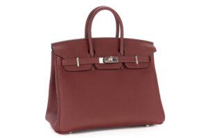 Hermès Birkin 25 Rouge H Togo Palladium Hardware - Image 3