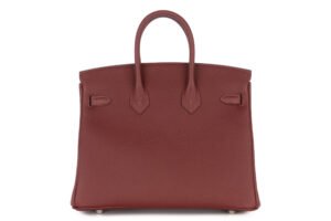 Hermès Birkin 25 Rouge H Togo Palladium Hardware - Image 4