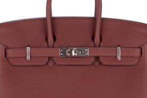 Hermès Birkin 25 Rouge H Togo Palladium Hardware - Image 8