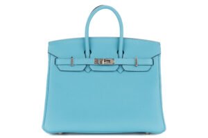 Hermès Birkin 25 Bleu de Nord Verso Bleu Frida Togo Palladium Hardware