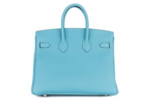 Hermès Birkin 25 Bleu de Nord Verso Bleu Frida Togo Palladium Hardware - Image 4