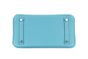 Hermès Birkin 25 Bleu de Nord Verso Bleu Frida Togo Palladium Hardware - Image 7