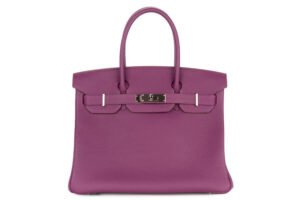 Hermès Birkin 30 Anemone Togo Palladium Hardware